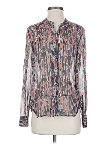 IRO Long Sleeve Silk Top (view 1)