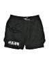 Unbranded 100% Polyester Graphic Black Athletic Shorts Size XL - photo 1