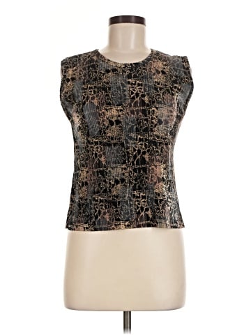 Plisse Sleeveless Blouse (view 1)