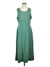 eS Solid Green Casual Dress Size M (estimated) - photo 1