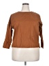 Ichi Brown 3/4 Sleeve Top Size 2X (estimated) - photo 1