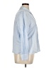 CeCe 100% Cotton Blue Long Sleeve Blouse Size XL - photo 4
