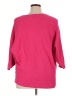 Cyrus Pink 3/4 Sleeve Top Size 1X - photo 2