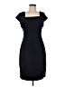 Sharagano Chevron-herringbone Black Cocktail Dress Size 6 - photo 1