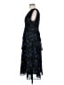 AMUR 100% Polyester Paisley Black Cocktail Dress Size 8 - photo 5