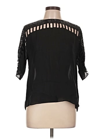 Rebecca Taylor 3/4 Sleeve Silk Top (view 1)