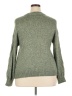 LC Lauren Conrad Tweed Green Pullover Sweater Size XXL - photo 2