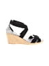 BCBGMAXAZRIA Silver Wedges Size 8 - photo 1