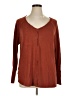 Knox Rose Brown Long Sleeve Top Size XL - photo 1