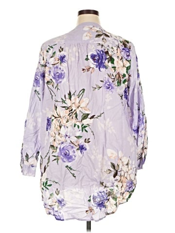 Roaman's 3/4 Sleeve Blouse (view 2)