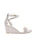 Stuart Weitzman Silver Wedges Size 8 1/2 - photo 1