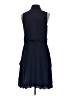 Parker 100% Polyester Solid Blue Casual Dress Size S - photo 2