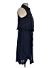 Parker 100% Polyester Solid Blue Casual Dress Size S - photo 4