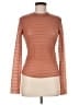 Originality Orange Brown Long Sleeve Top Size M - photo 1