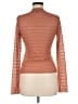Originality Orange Brown Long Sleeve Top Size M - photo 2