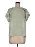 French Connection 100% Polyester Green Short Sleeve Blouse Size 8 - photo 1