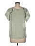 French Connection 100% Polyester Green Short Sleeve Blouse Size 8 - photo 2