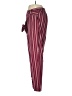 Arabella Stripes Burgundy Casual Pants Size 1X - photo 5