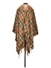 V.Fraas 100% Polyester Brown Poncho Size L (estimated) - photo 1