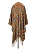 V.Fraas 100% Polyester Brown Poncho Size L (estimated) - photo 2