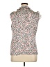 Milano 100% Polyester White Sleeveless Blouse Size XL - photo 2