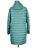 Lands' End 100% Nylon Teal Coat Size L - photo 2