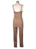 Haute Monde Solid Brown Jumpsuit Size L - photo 2