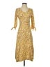 Amour Vert Yellow Casual Dress Size S - photo 1
