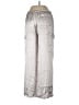L Space 100% Viscose Metallic Silver Cargo Pants Size L - photo 2