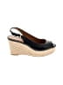 Coach Black Blue Wedges Size 8 - photo 1