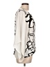 Sioni 100% Polyester Ivory 3/4 Sleeve Blouse Size L - photo 4