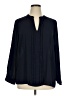 41Hawthorn 100% Polyester Blue Long Sleeve Blouse Size 1X - photo 1