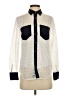 J.Crew Polka Dots Ivory Long Sleeve Button-Down Shirt Size 2 - photo 1