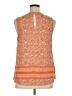 Daniel Rainn Orange Sleeveless Blouse Size 1X - photo 2