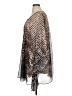 Jennifer Lopez 100% Polyester Brown Poncho Size XL - photo 5
