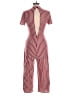 Everly Stripes Red Jumpsuit Size M - photo 2