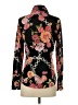 St. John Floral Black Long Sleeve Blouse Size 2 - photo 2