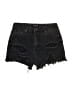 Almost Famous Black Denim Shorts Size 9 - photo 1