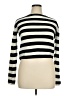 H&M 100% Acrylic Stripes Ivory Turtleneck Sweater Size 14 - photo 1