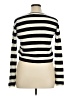 H&M 100% Acrylic Stripes Ivory Turtleneck Sweater Size 14 - photo 2