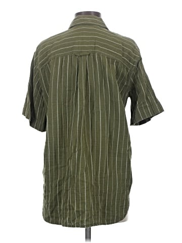 Madewell Lightspun Short-Sleeve Flap-Pocket Shirt in Stripe (view 2)