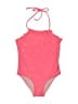 Limited Too Hearts Pink One Piece Swimsuit Size 6X - photo 1