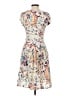 Peruvian Connection 100% Viscose Print Ivory Cocktail Dress Size S - photo 2