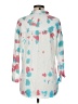 Aqua 100% Rayon Color Block White 3/4 Sleeve Blouse Size M - photo 2