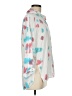 Aqua 100% Rayon Color Block White 3/4 Sleeve Blouse Size M - photo 4