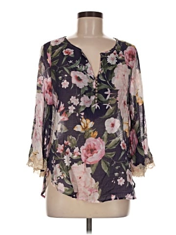 Aratta Silent Journey 3/4 Sleeve Blouse (view 1)