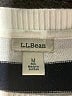 L.L.Bean Stripes White Pullover Sweater Size M - photo 7