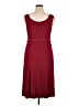 Max Studio Burgundy Casual Dress Size XL - photo 2