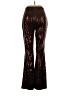 Flat White Metallic Gold Burgundy Casual Pants Size S - photo 2