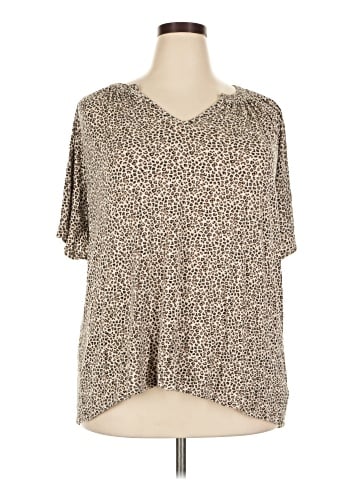 Bobeau Short Sleeve Blouse (view 1)